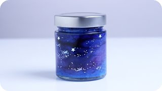 Basteln mit Kindern  Galaxy Jar selber machen  chestnut [upl. by Aniluj]