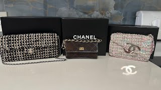 My Chanel bags amp SLG collection [upl. by Rimhsak]