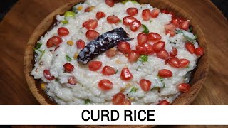 Curd Rice Recipe  South Indian Style Curd Rice [upl. by Connell]