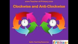 Clockwise and Anti Clockwise  Teaching Resource [upl. by Beaulieu822]