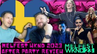 MELFEST WKND 2023  MAIN PARTY REVIEW  🇳🇴 🇸🇪 🇵🇱 🇷🇸 EUROVISION 2023  EUROVISION 2023 REACTION [upl. by Parfitt]