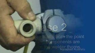 Polypropylene Hand Weld Demonstration [upl. by Maller]