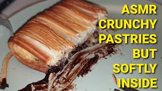 ASMR CHOCOLATE PASTRY CRUNCH AND SOFT [upl. by Hardner442]