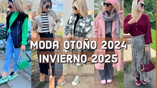 MODA OTOÑO INVIERNO 20242025 ideas de Outfis Cómodos y sencillos sin perder el estilo [upl. by Sale593]