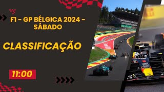 FORMULA 1 AO VIVO  CLASSIFICAÇÃO  GP BÉLGICA 2024  Narração Comentários e Bate papo [upl. by Mckale132]