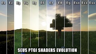 SEUS PTGI Evolution  Shaders Comparison  Minecraft Java Edition [upl. by Aridni]