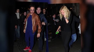 Gwyneth Paltrow and Robert Downey Jr Enjoy Dinner at German Beer Restaurant [upl. by Kruger]