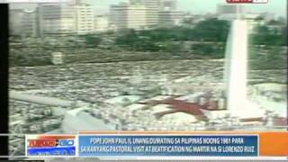 News to Go  Revisiting Pope John Paul IIs visits to the Philippines 42911 [upl. by Ober]