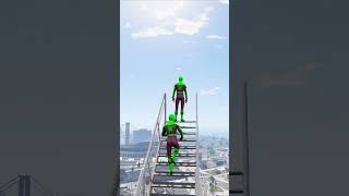 Unbelievable SpiderMan Ragdoll Physics in GTA 5 😱 Shorts GTA5 SpiderMan [upl. by Akiehsat]