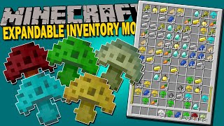 EXPANDABLE INVENTORY MOD  Agranda tu inventario  Minecraft mod 1122 Review ESPAÑOL [upl. by Ahsied]