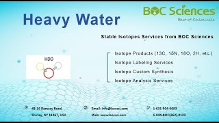 What is Heavy Water  Deuterium Labeling Water  Deuterium Labels  BOC Scienece [upl. by Cates]