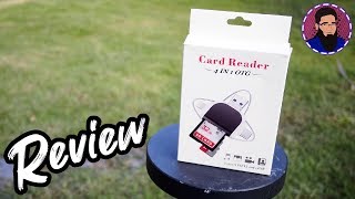 4in1 OTG SDMicro SD Card Reader Review  Lightning  USB A  USB C  USB Micro [upl. by Rehpoitsirhc390]