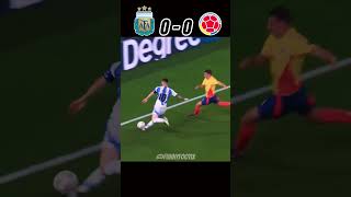 Argentina VS Colombia 🔥 Messi Injury in Final Copa 2024 youtube shorts football viralshorts [upl. by Lamond]