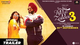 Nikka Zaildar 3 l Official Trailer l 20th September l Ammy Virk l Wamiqa Gabbi l Simerjit Singh [upl. by Aillicirp]