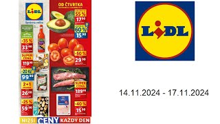 Leták Lidl CZ  14112024  17112024 [upl. by Reldnahc]