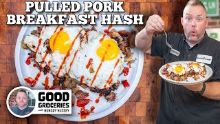 Husseys Pulled Pork Breakfast Hash  Blackstone Griddles [upl. by Irtak]