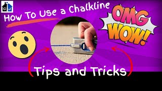 How To Use a Chalk Line Tips and Tricks [upl. by Yentiw]