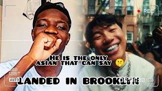 khantrast landed in brooklyn 🇺🇲 music reaction video  khantrast [upl. by Ynej120]