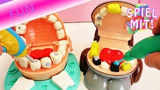 Play Doh Dr Wackelzahn vs Play Go Affenzahnarzt  Knete Spielzeug Vergleich [upl. by Odlawso683]