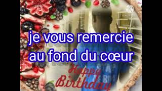 remerciements pour mon anniversaire MSD [upl. by Slater569]