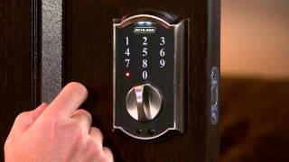 How To Program Your Schlage Touch™ Keyless Touchscreen Deadbolt [upl. by Jorgensen]