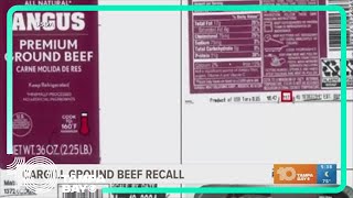 Cargill ground beef recall [upl. by Dirgis]