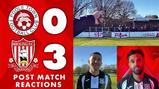 Poole 03 Sholing  Dos Worty amp Billy post match reactions [upl. by Zora294]