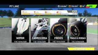 F1 Real Racing 3  GP Interlagos  Aston Martin [upl. by Euqinwahs]