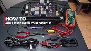 How To  Add a Fuse Tap in Your Vehicle [upl. by Atekihs]