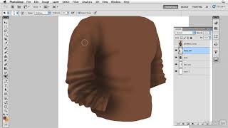 Creating fabric folds in Photoshop [upl. by Suelo]