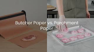 Butcher Paper vs Parchment Paper  Whats The Difference  Restaurantware [upl. by Eulau]