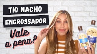 Tudo sobre TIO NACHO ENGROSSADOR ANTIQUEDA  shampoo e condicionador [upl. by Harri]