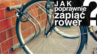 Poradnik  Jak zabezpieczyć rower przed kradzieżą [upl. by Marilou]