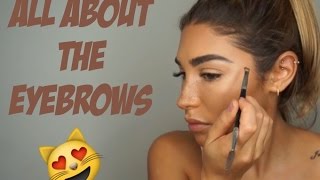 My FULL Eyebrow Tutorial Chantel Jeffries [upl. by Gorski176]