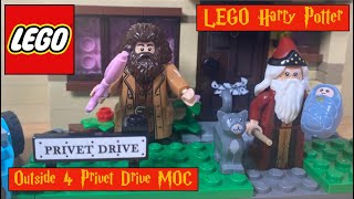 4 Privet Drive exterior build LEGO Harry Potter MOC [upl. by Akimad703]