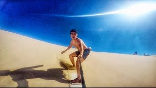 SAND SURFING IN SYDNEY AUSTRALIA [upl. by Aicilav]