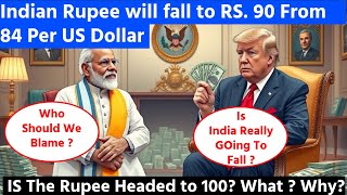 Why Indian Rupee Keeps Falling Against the Dollar  Explained in Hindi  Economic Analysis 2024 [upl. by Arobed]