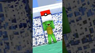 Mikey Herobrine Vs Jjs Creaking minecraftshorts minecraft creaking herobrine [upl. by Mairam683]