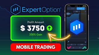 Expert Option MOBILE Trading Strategy  How to Trade on Expert Option Mobile [upl. by Notle]