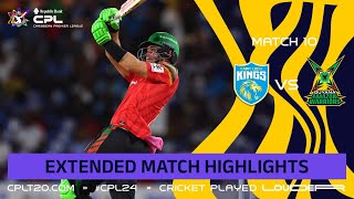 Extended Highlights  Saint Lucia Kings vs Guyana Amazon Warriors  CPL 2024 [upl. by Ankney]