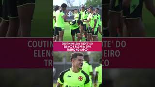 TROTE ATIVIDADE COM BOLA E ACADEMIA O PRIMEIRO TREINO DE COUTINHO NO VASCO 💢💢 Shorts 📹 Vasco TV [upl. by Sices]