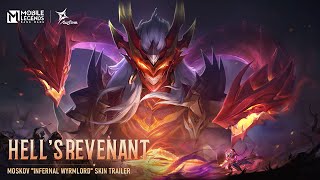 Hells Revenant  Moskov quotInfernal Wyrmlordquot  Skin Trailer  Mobile Legends Bang Bang [upl. by Notsuj]