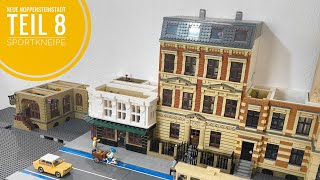 Neue Noppensteinstadt  Teil 8 Sportkneipe  BlueBrixx Lego [upl. by Notkcorb]