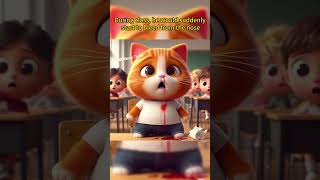 Kitten gains weight to save dad 🐱 ginger cat  A true story cat kitten aicat cute story [upl. by Hortense]