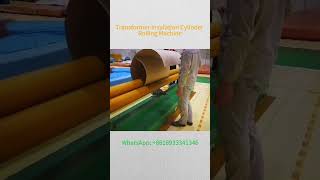 Transformer insulation cylinder rolling machinechinese manufacturer [upl. by Gottwald]