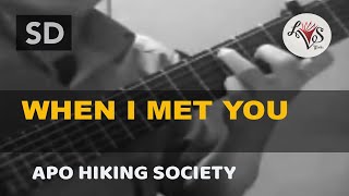 When I Met You  APO Hiking Society  classical guitar [upl. by Woothen]