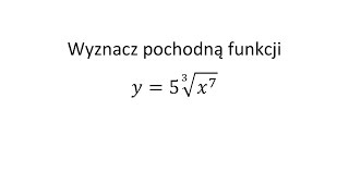 Pochodna funkcji jednej zmiennej cz13 Krysicki Włodarski przykład 652 [upl. by Sweatt]