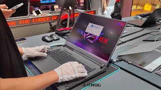 ROG STRIX G18 Unboxing i9 14900HX  GeForce RTX 4070 Laptop [upl. by Ynatterb]