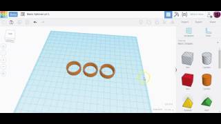 Tinkercad 3D Design Basic Fidget Spinner 1 [upl. by Maitland]