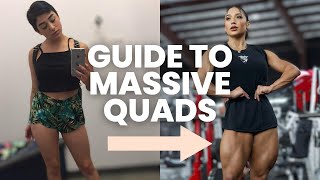 your guide to building MASSIVE legs  ifbb wellness pro leg workout [upl. by Yeclek5]